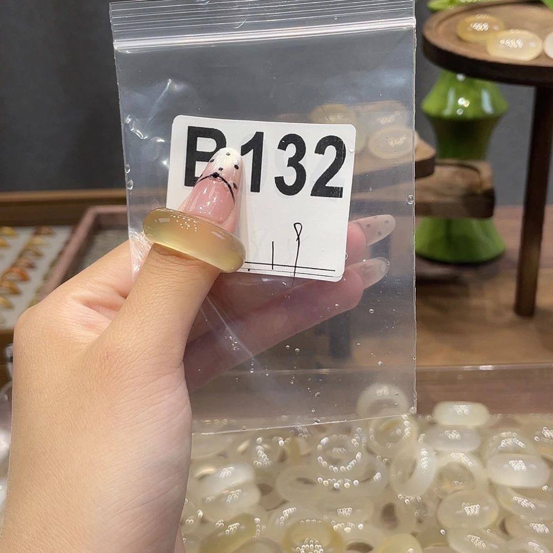玛瑙/玉髓未镶嵌戒指132