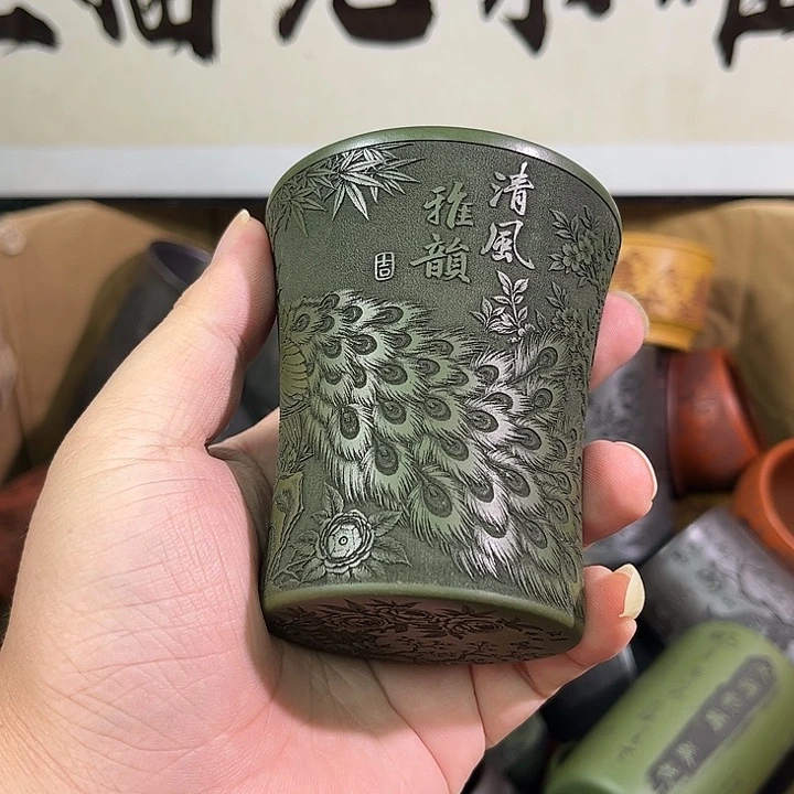 茶杯紫砂全手工紫砂主人杯