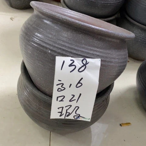 红陶粗陶花盆138