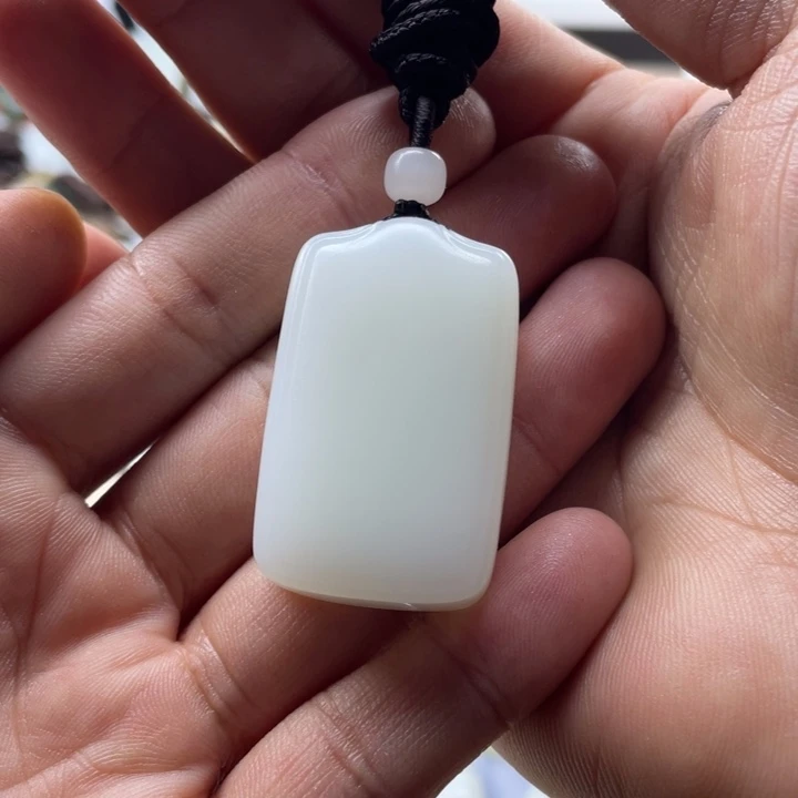 和田玉（白玉）未镶嵌颈饰星*天克重36.2克