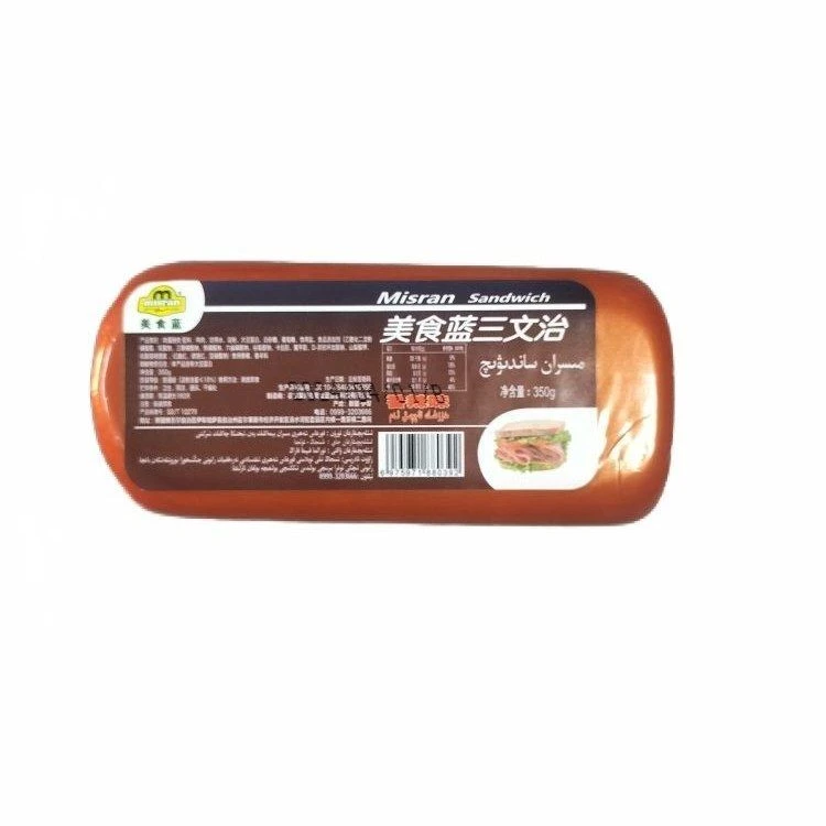 美食蓝 香辣味三文治(鸡肉味) 350g 鸡肉肠