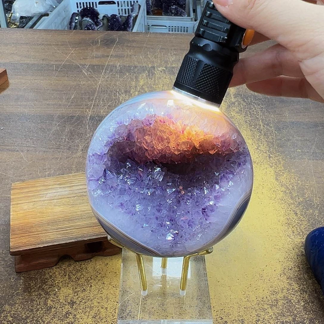 紫晶摆件未镶嵌晶体