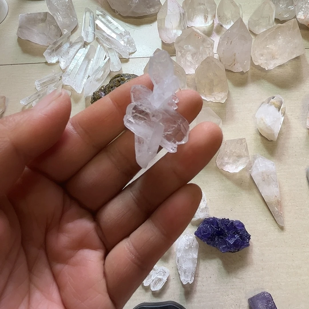 @***憨珠宝半成品水晶未镶嵌