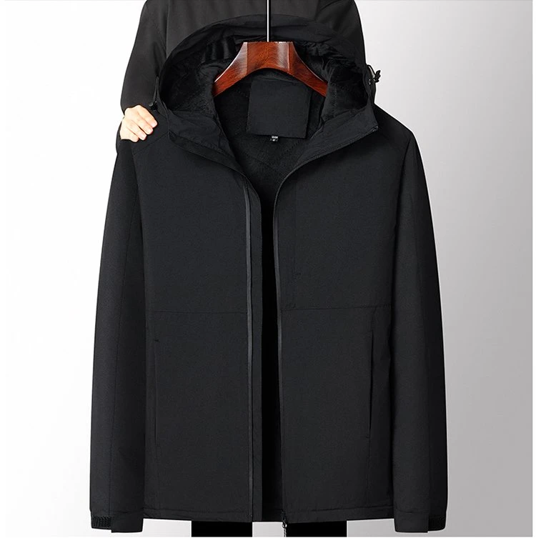 【光头哥专属】男女同款一体加绒冲锋防寒服连帽保暖百搭6988