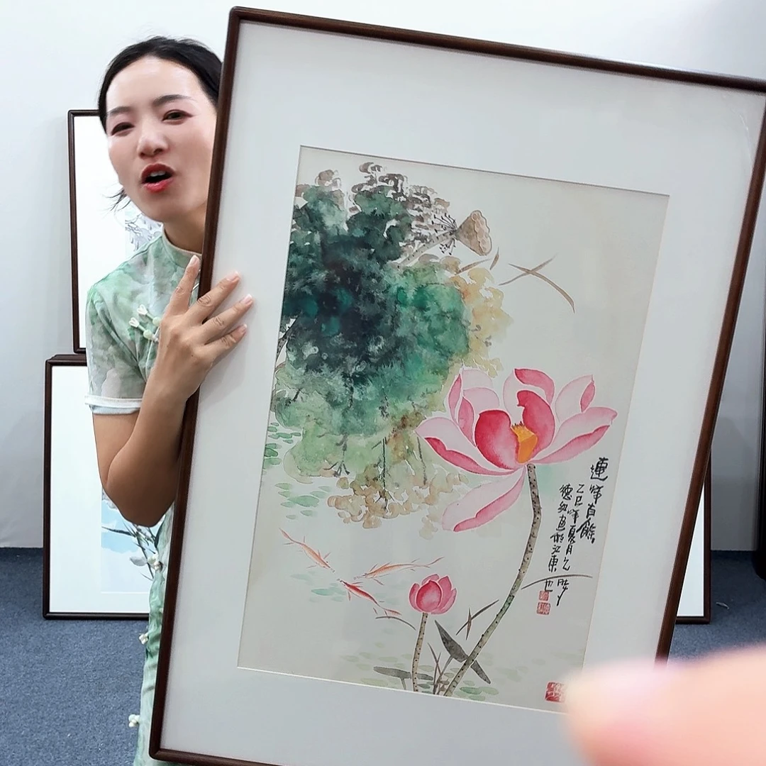 国画手绘作品90×60尺寸