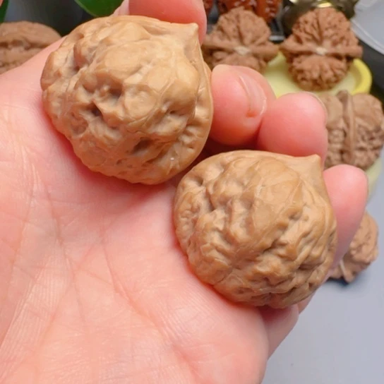 古蝉全品无修文玩核桃