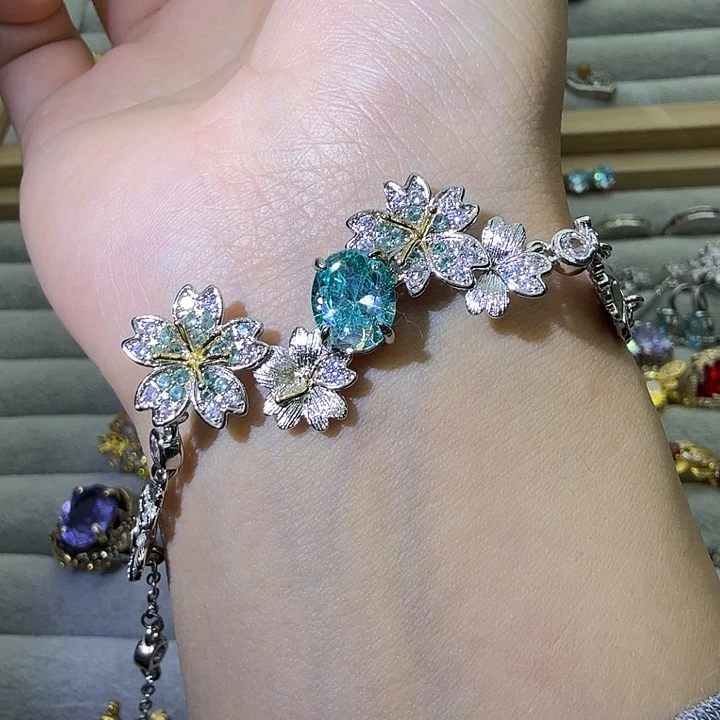 水晶戒指银S925镶嵌