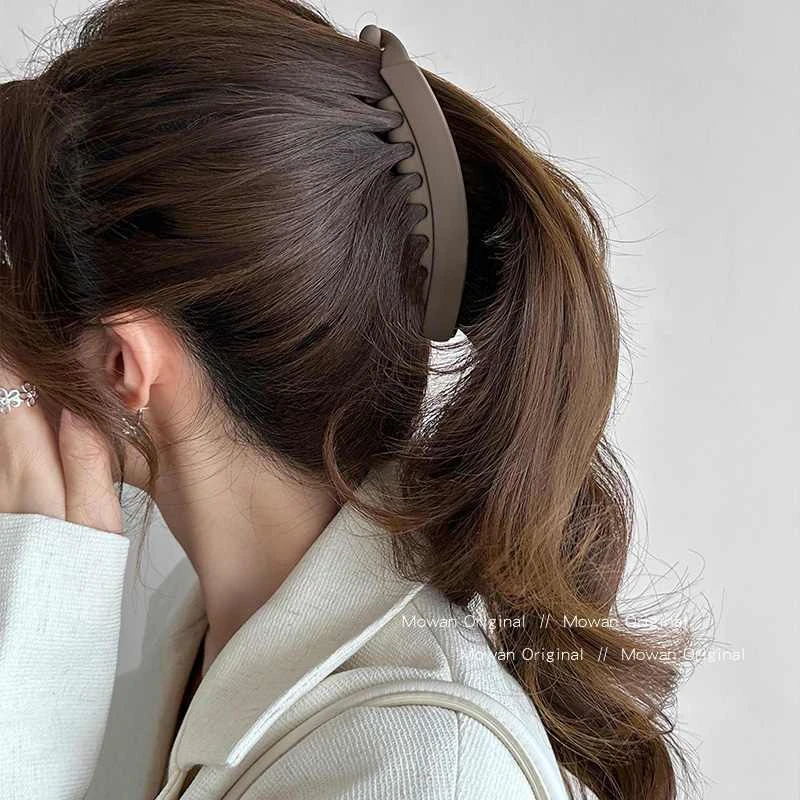 大号发量多香蕉夹发夹女后脑勺2025新款高马尾神器固定抓夹子竖夹