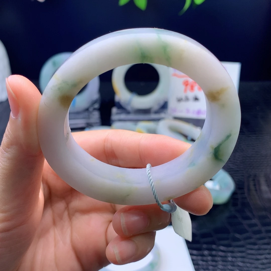 定制翡翠手镯53-61未镶嵌