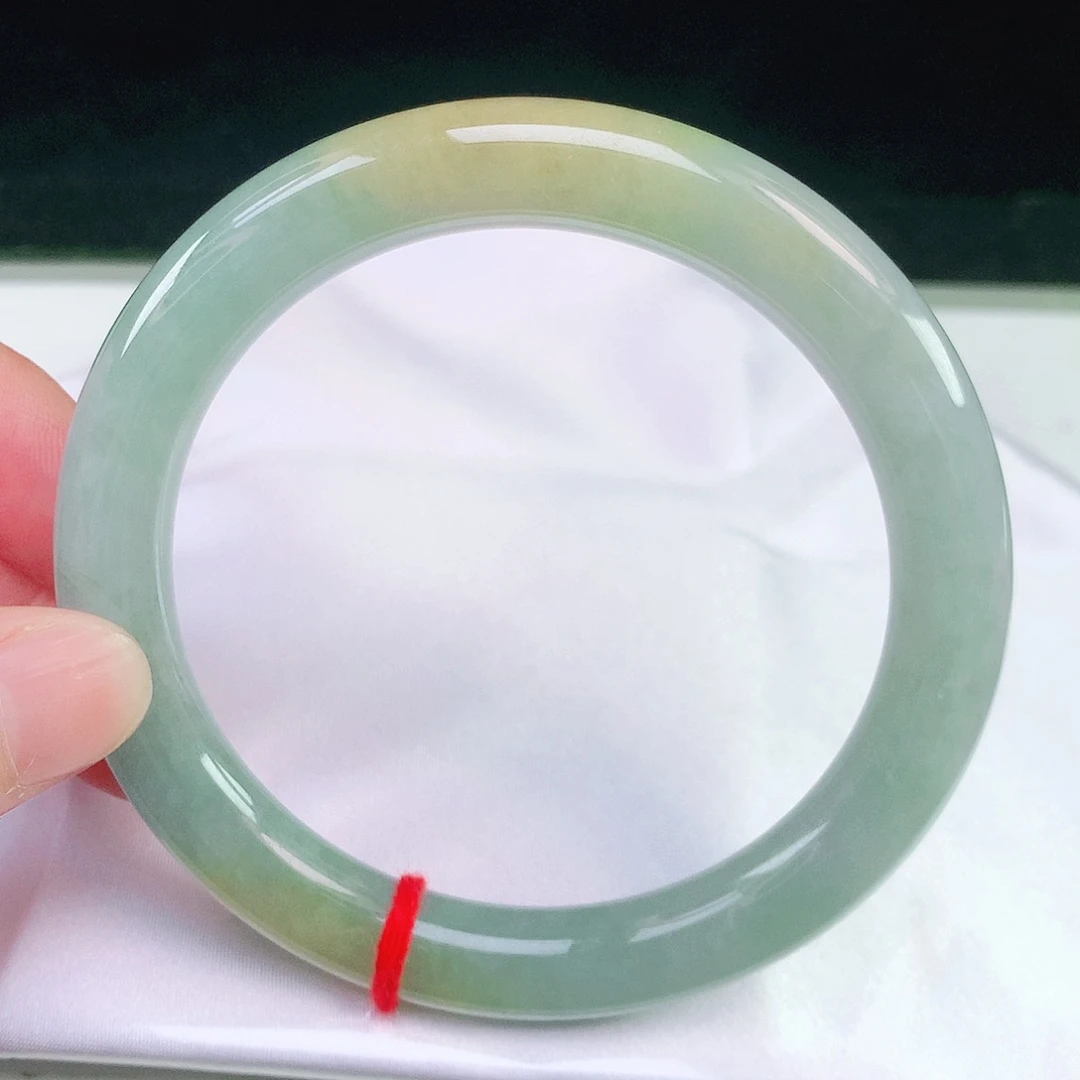 未镶嵌手镯（圆镯）翡翠63.6圈口