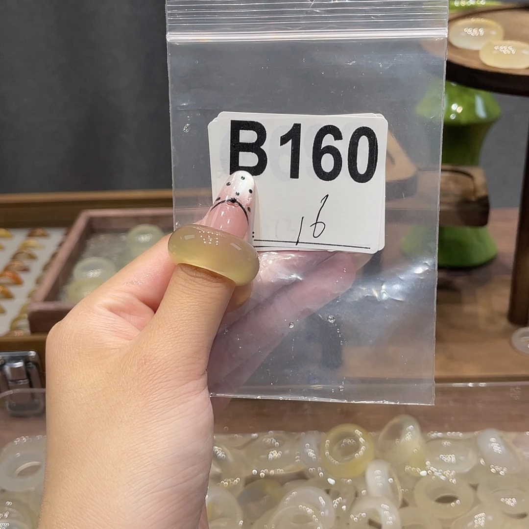 玛瑙/玉髓未镶嵌戒指160