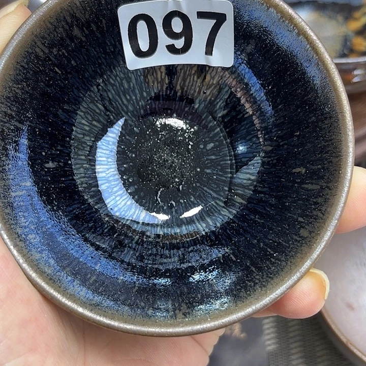 茶盏沐雨茶器柴烧主人杯