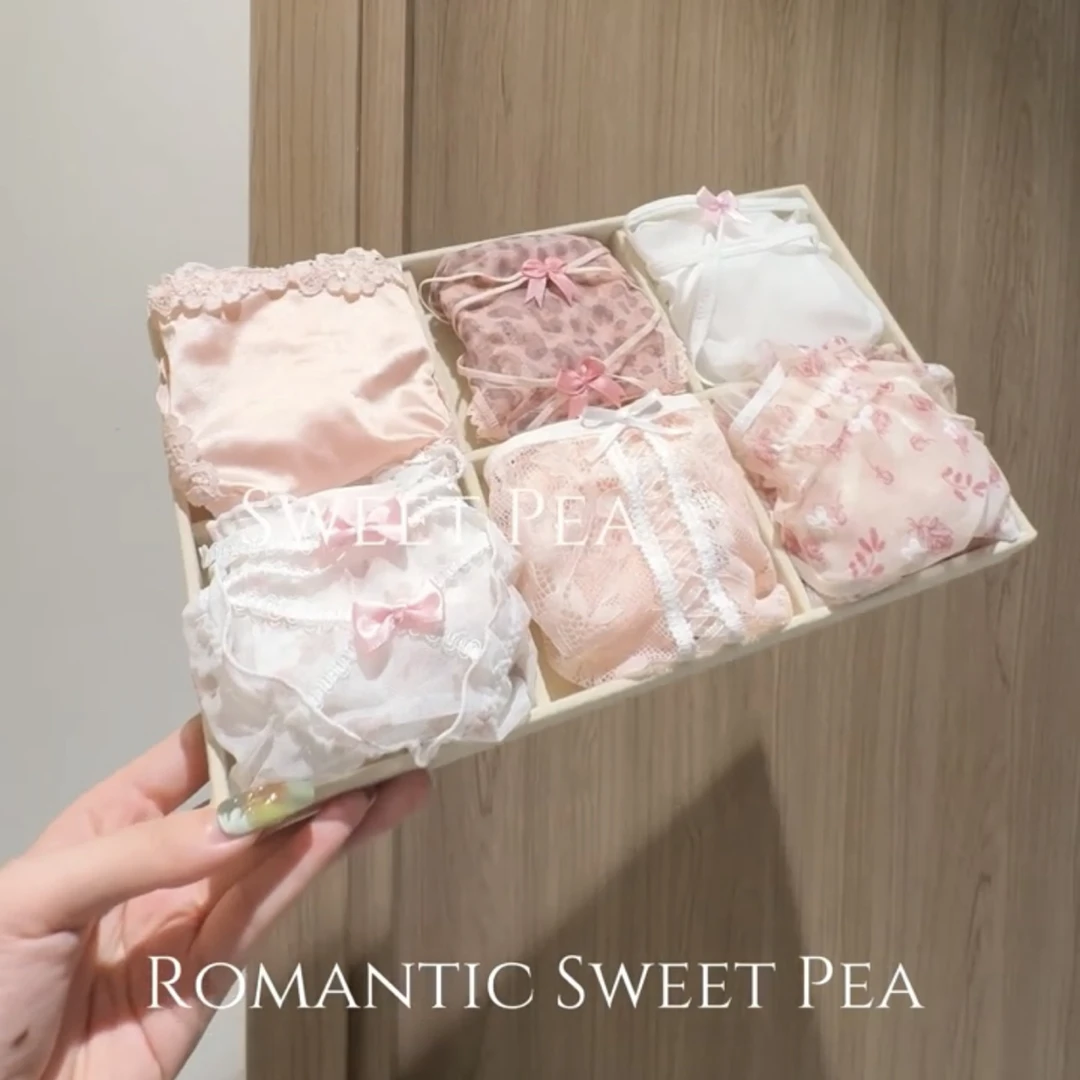 「布蕾奶豹」蕾丝网纱女士内裤