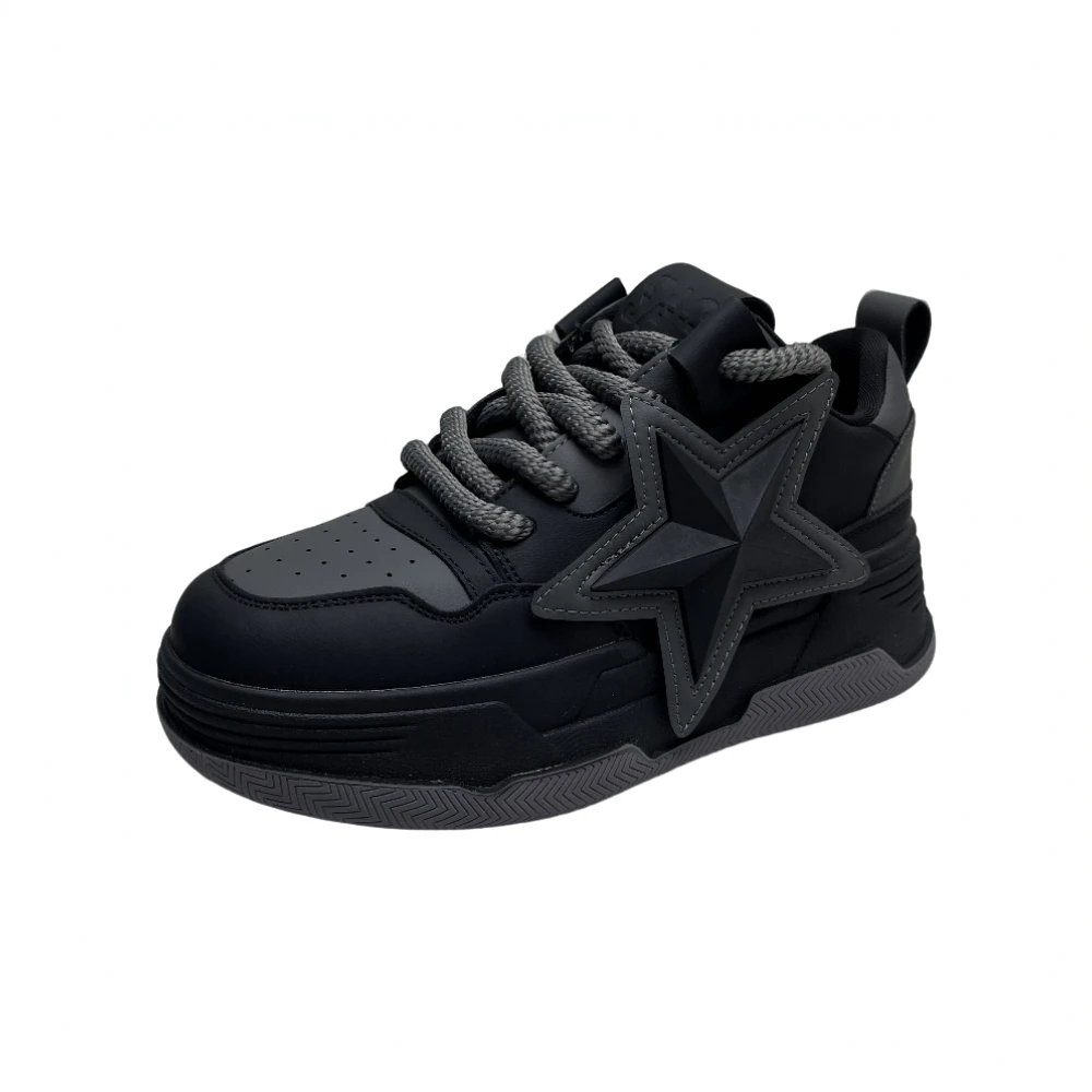 0628-35 6678 真皮厚底休闲鞋（标准尺码）（茹）