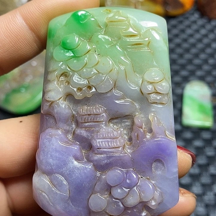 紫金钵盂菩提吊坠