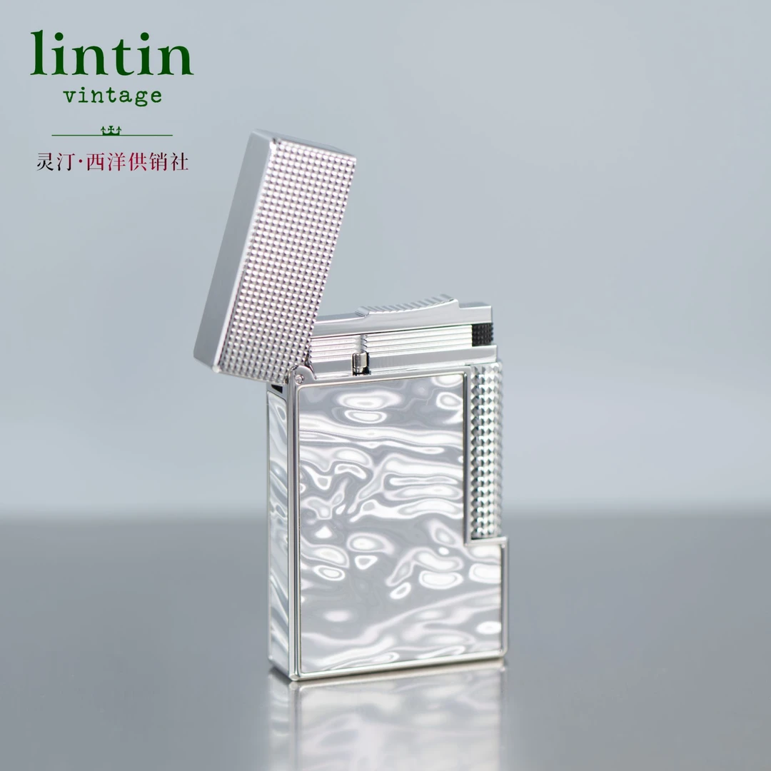 【无垠】Stelton品牌充气朗声打火机四面黄铜侧滑送男友礼盒套装