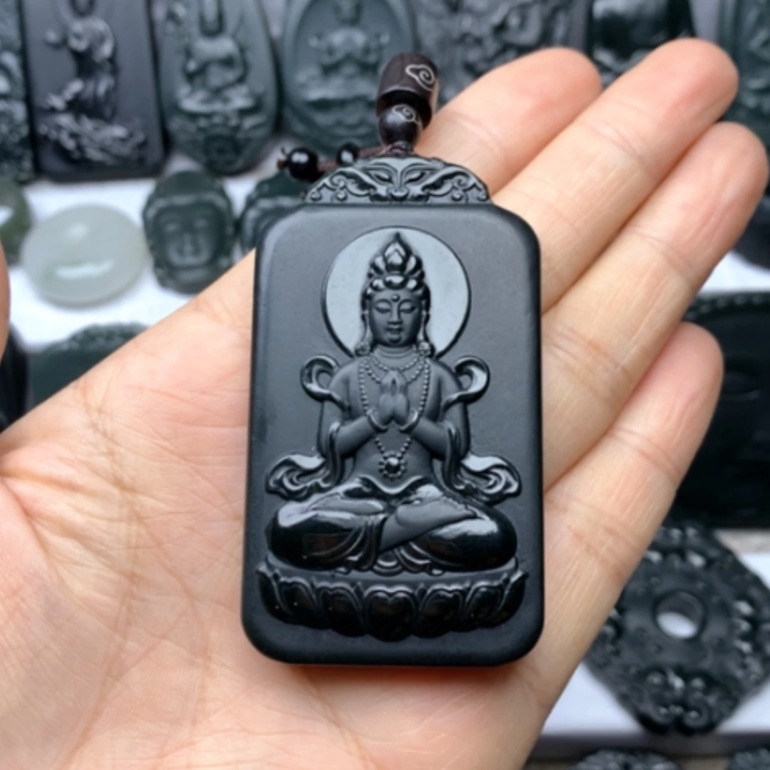 【闪购商品】和田玉颈饰未镶嵌双面雕刻