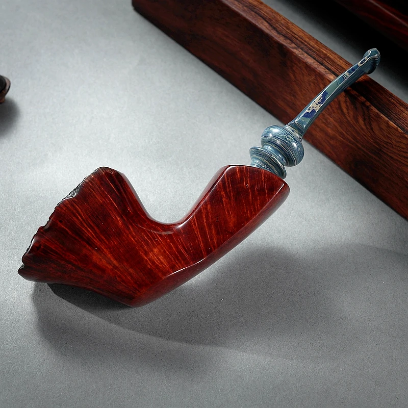 PL241 20*39 3MM军插西班牙皮料直座斗石楠木烟斗手工坎伯兰斗嘴