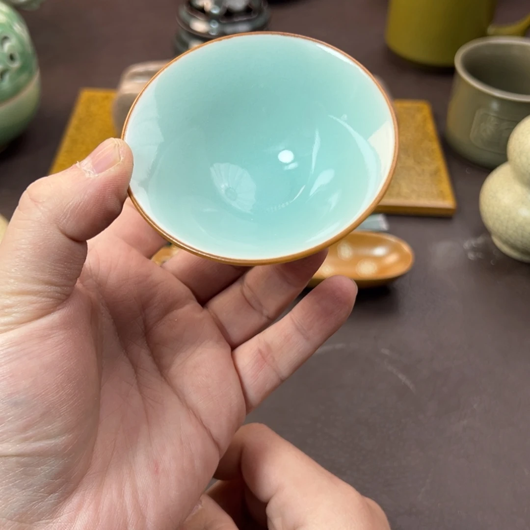 青瓷茶器青瓷茶器微瑕