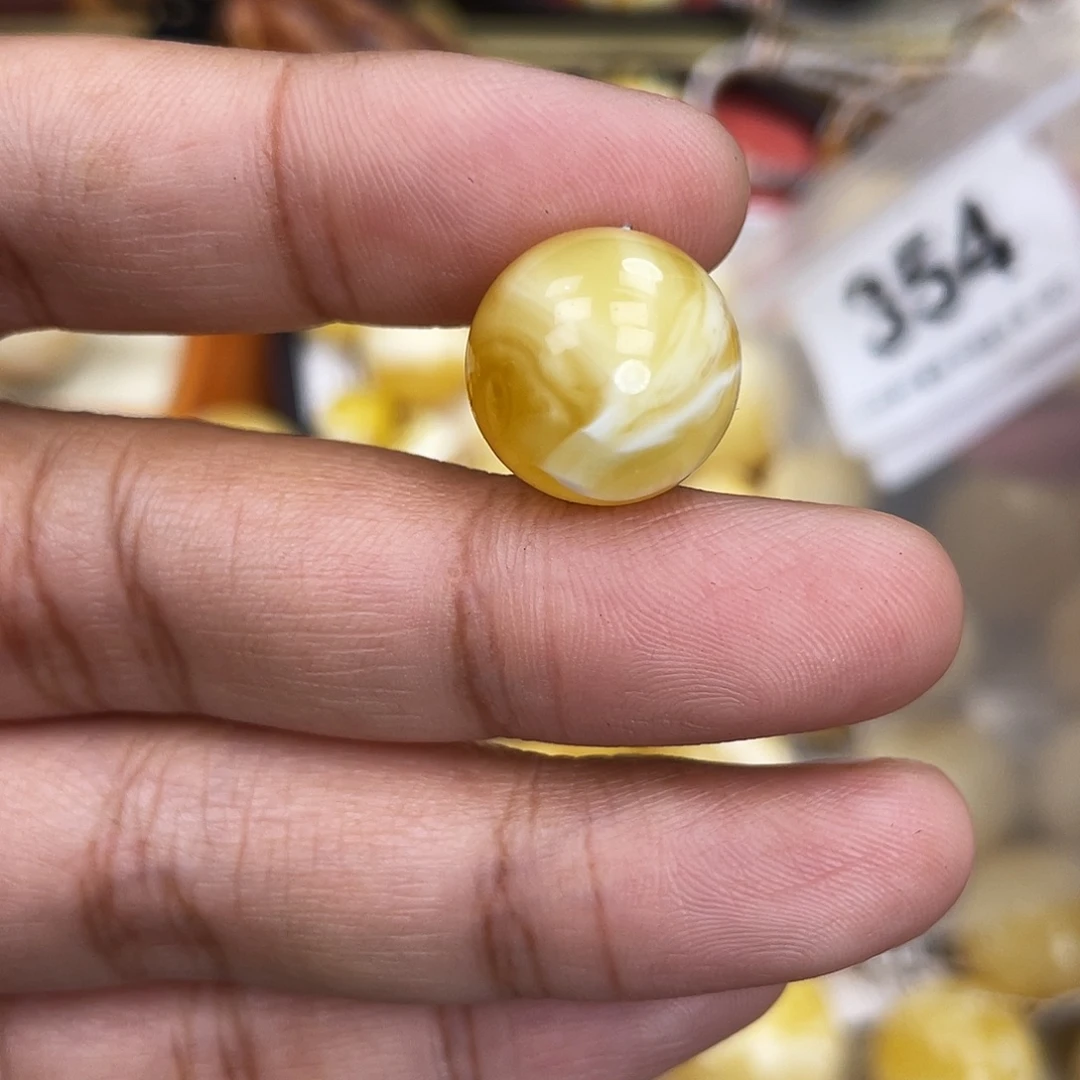 蜜蜡未镶嵌珠宝奇石粉15.1