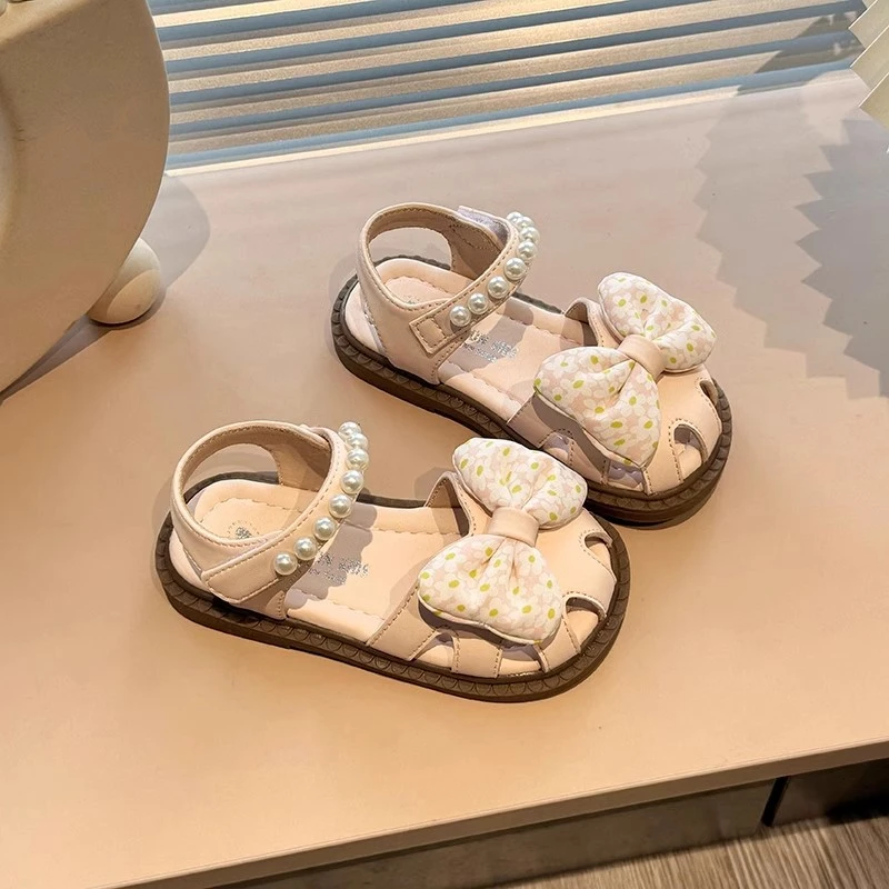 ABC小童凉鞋女童夏季新款2025软底童鞋防滑儿童公主小宝宝沙滩鞋