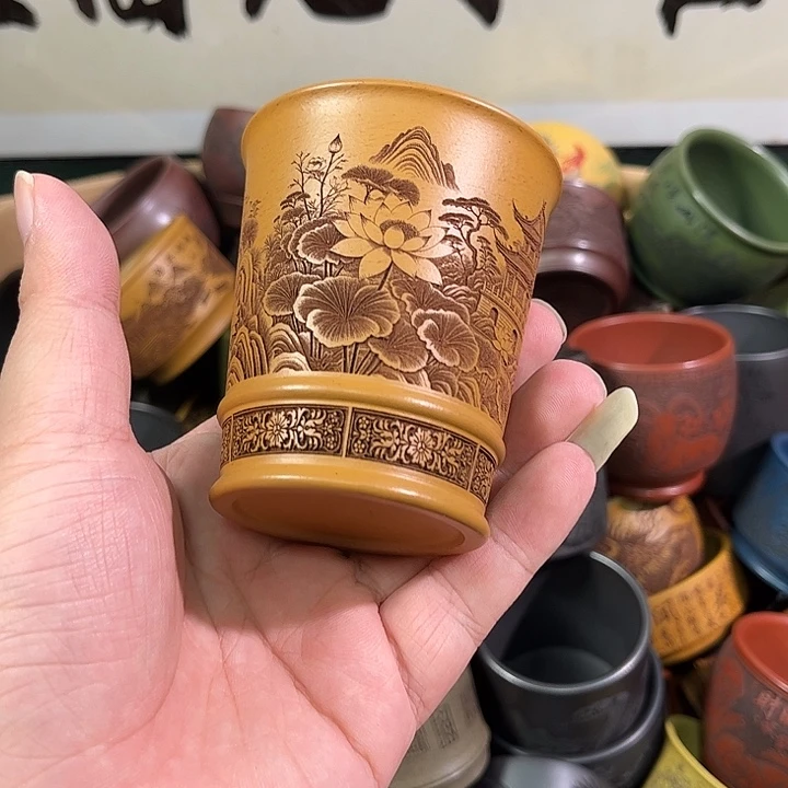 茶杯紫砂全手工紫砂主人杯