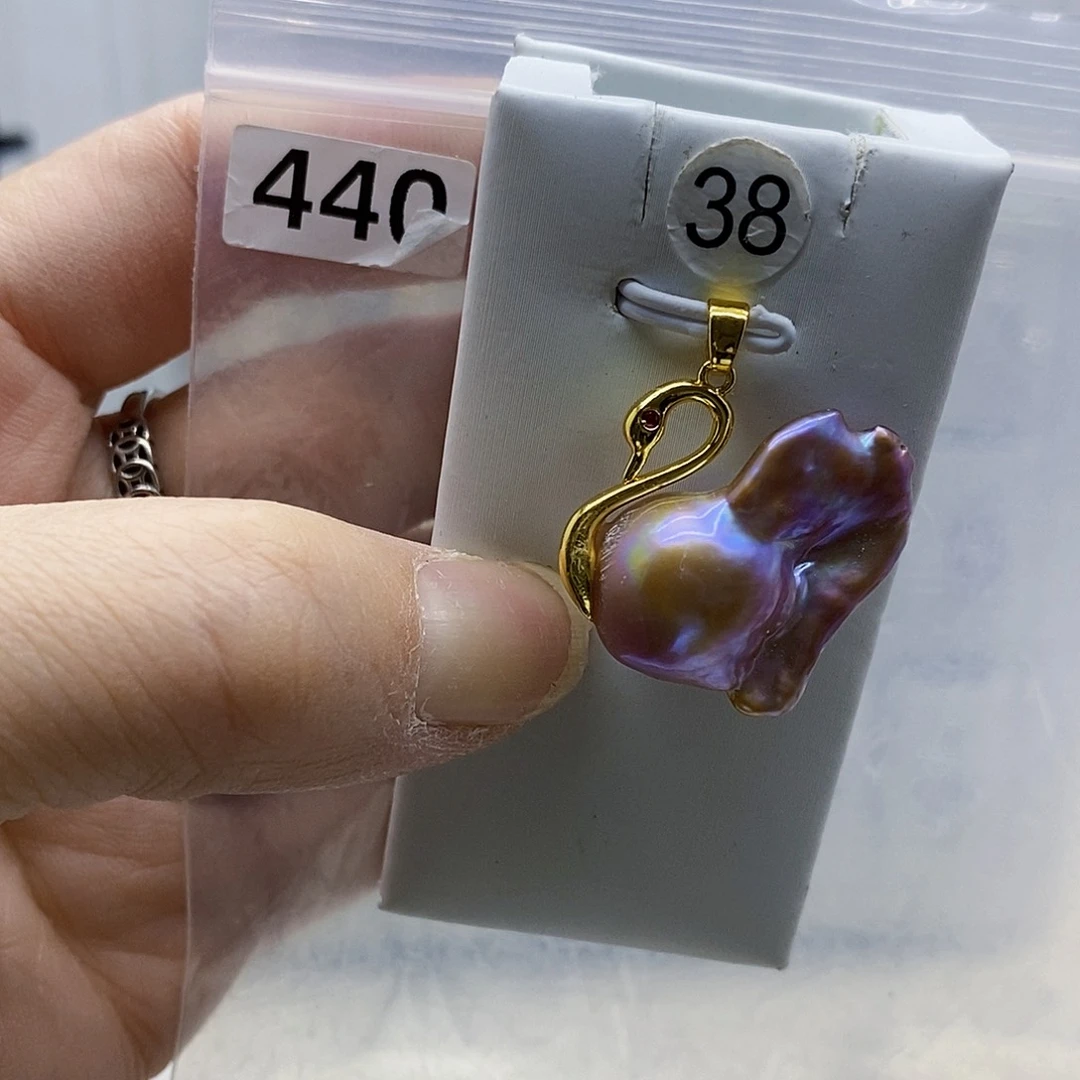 颈饰合金淡水珍珠