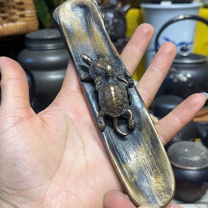 蜜安罐瓷香炉锡茶则