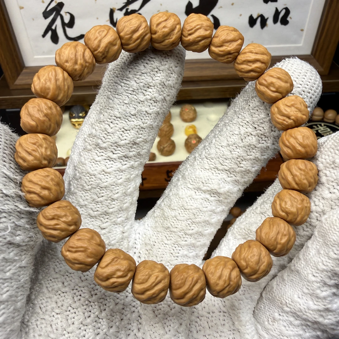 【混元魔礼珠】原色精工全品猴头核桃手串毕业款