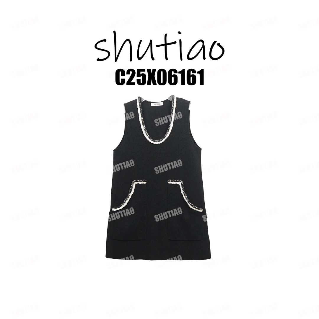 【SHUTIAO】2025秋冬：新款小众设计款连衣裙C25X06161