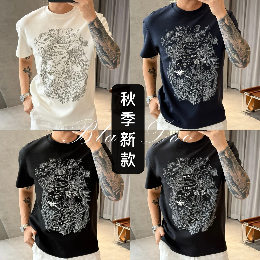 （秋款）BLANDOO  "肌理精梳棉”  男士简约百搭高级感T恤2BD5B5014