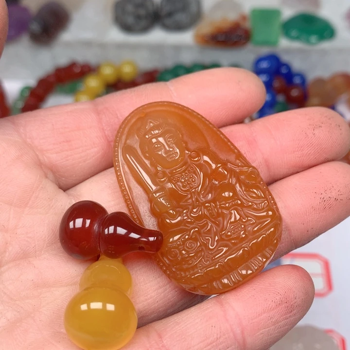 玛瑙/玉髓颈饰未镶嵌美**霞