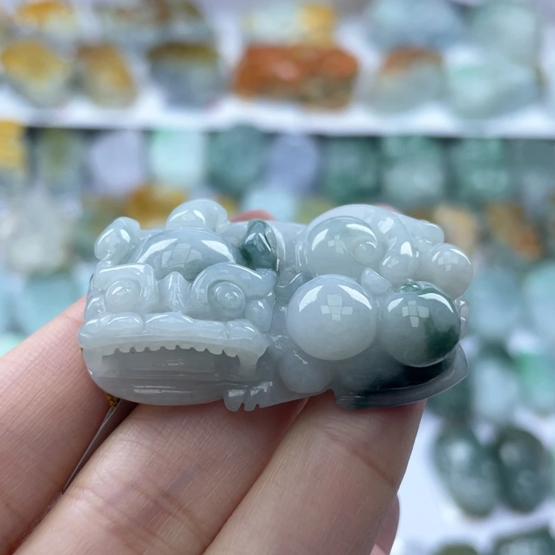 颈饰未镶嵌翡翠貔貅12