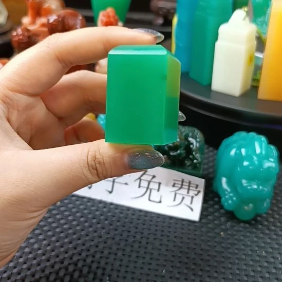 印石寿山石雅安绿