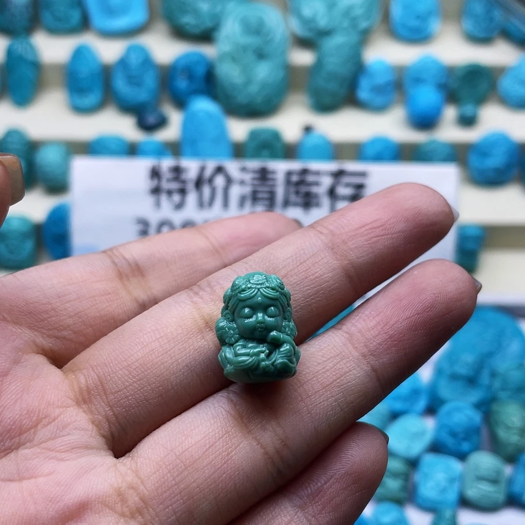 未镶嵌绿松石珠宝奇石