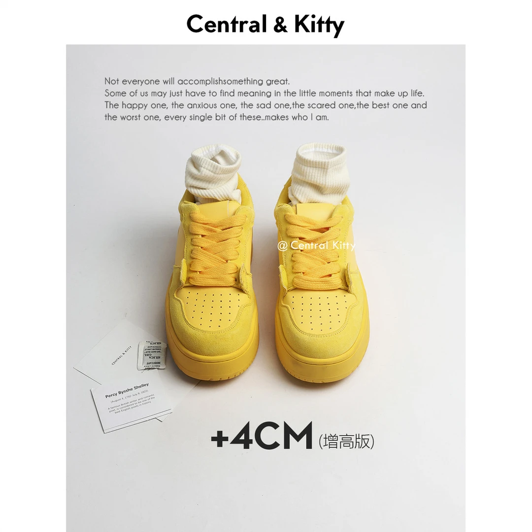 【CBMT官方正品】厚底运动休闲增高板鞋女款2025新款夏季时尚老爹鞋