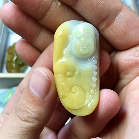 翡翠未镶嵌颈饰天然缅甸翡翠a货