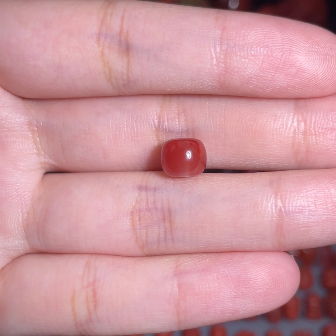 南红玛瑙未镶嵌瓦西老型8.1mm