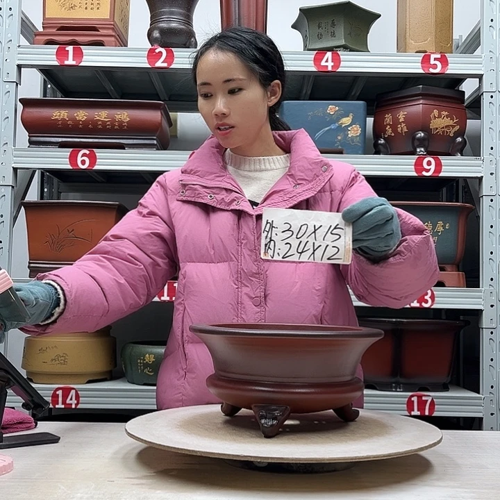 紫砂花盆紫砂花盆