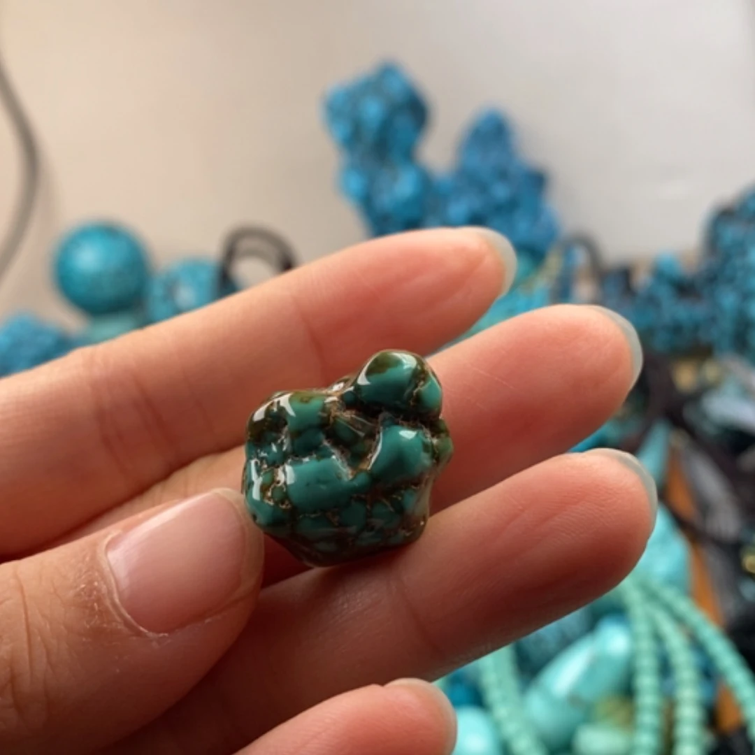 【闪购商品】未镶嵌绿松石珠宝半成品