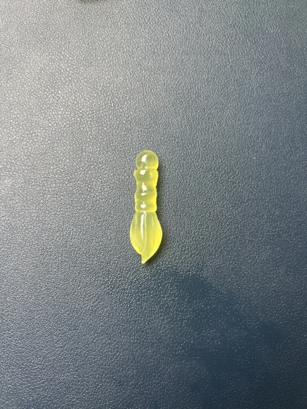 天然岫玉金榜题名毛笔
