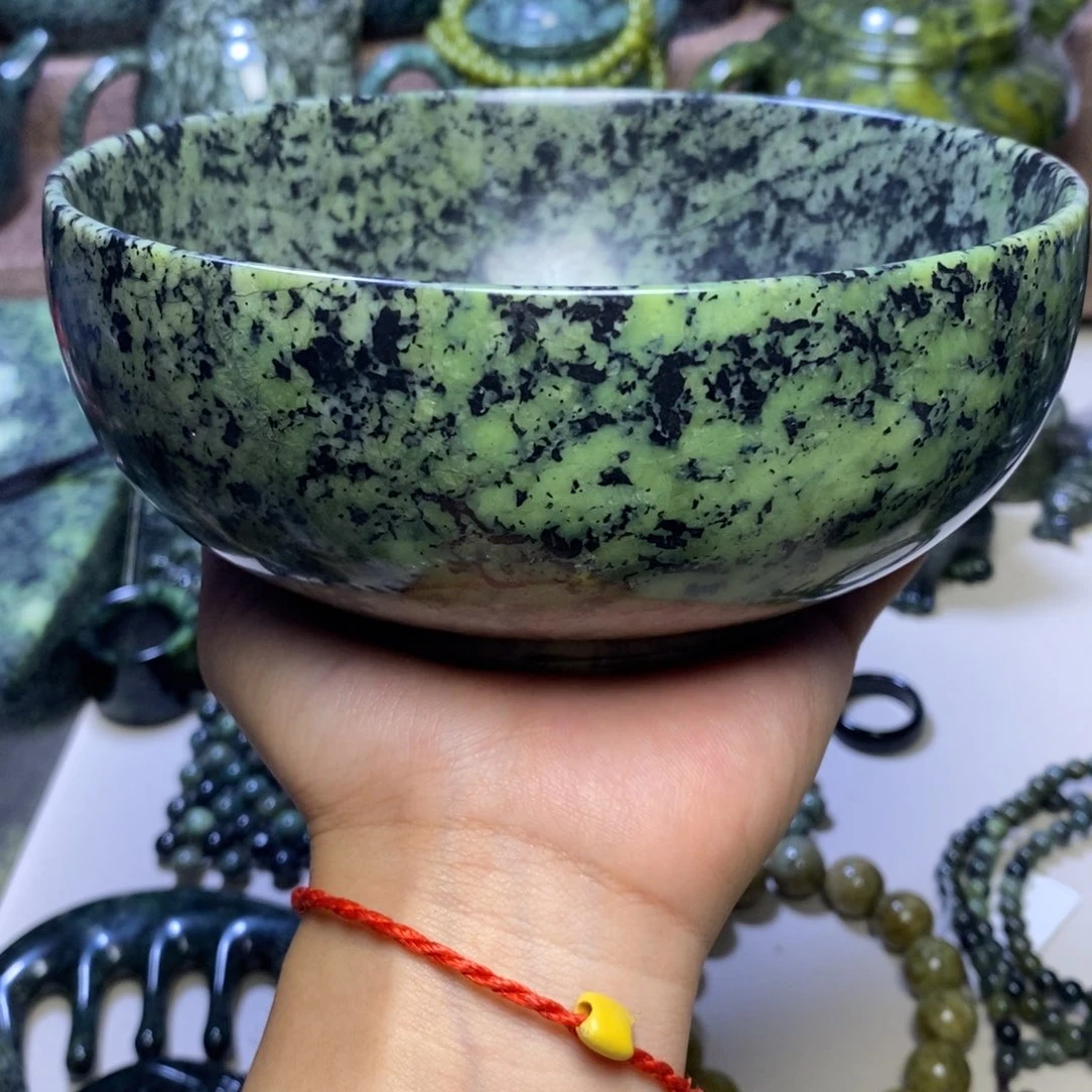 玉***霞蛇纹石玉未镶嵌吊坠