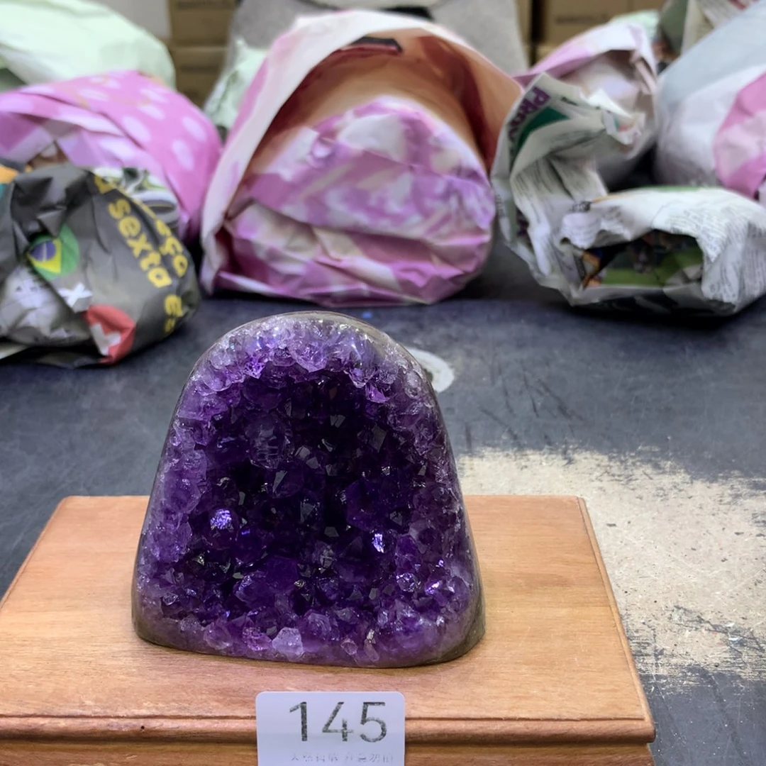 水晶摆件未镶嵌紫晶145