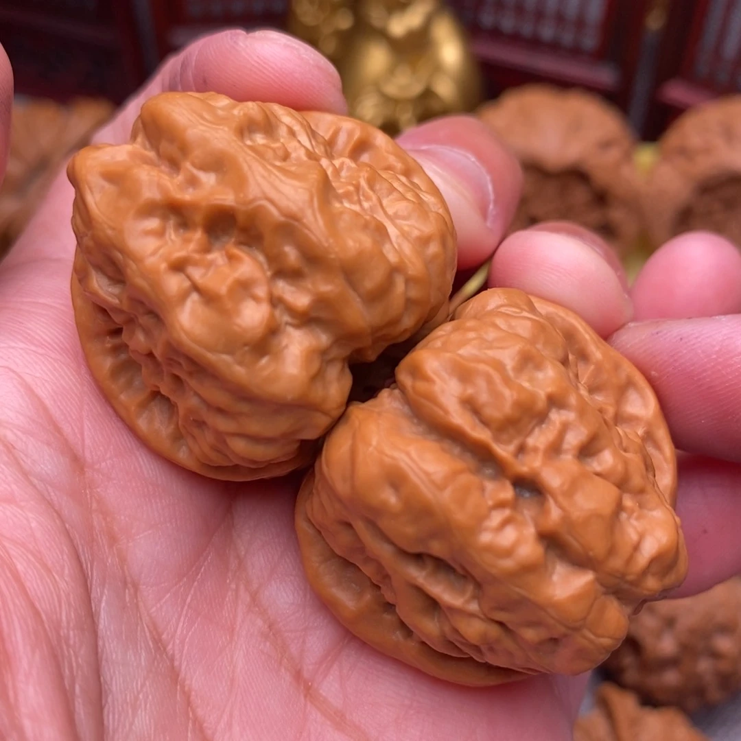 文玩核桃把件毕业精品手捻延庆蛙35尺