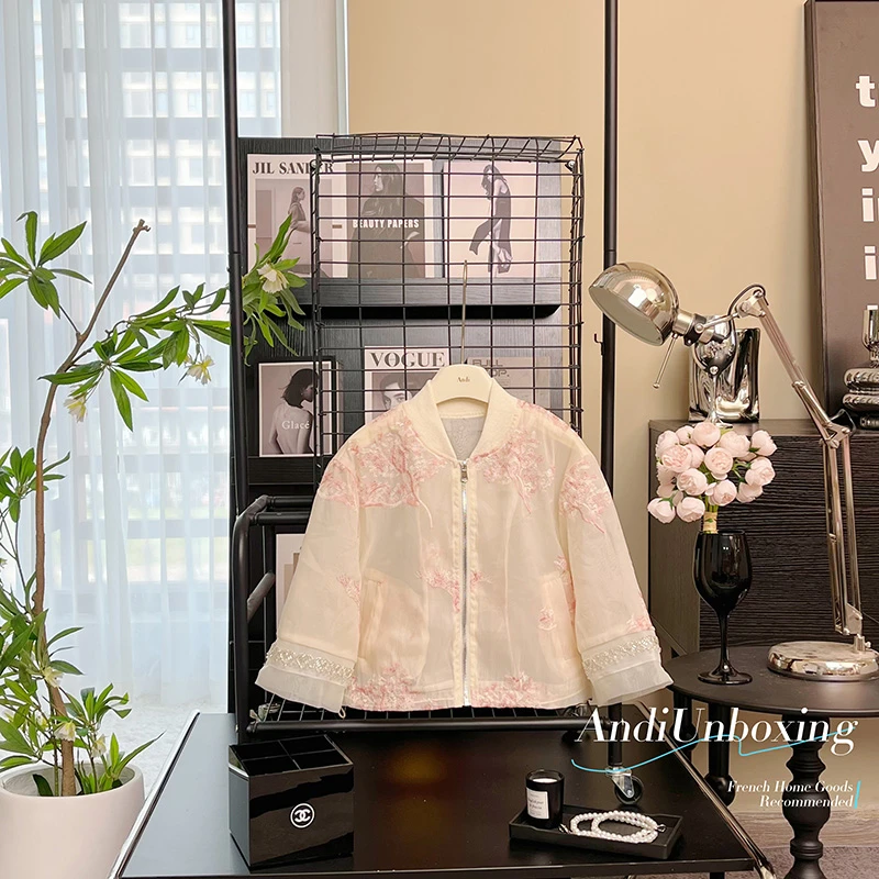 〖ANDI〗订制春季中大童新款新中式洋气刺绣外套2191