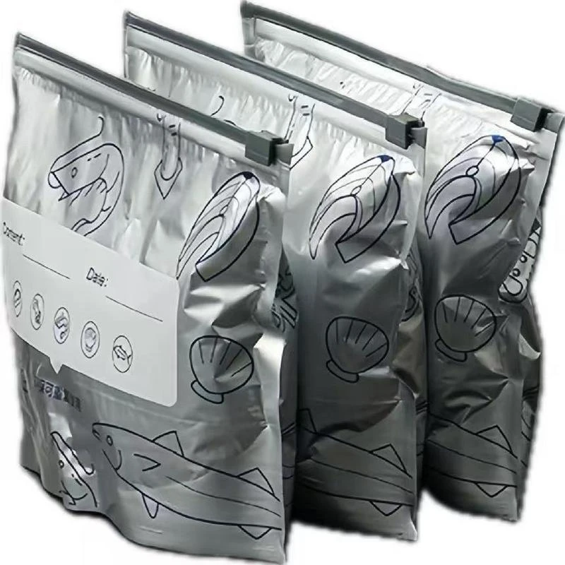 家用保鲜袋食物密实袋收纳袋冰箱铝箔密封保鲜冷冻