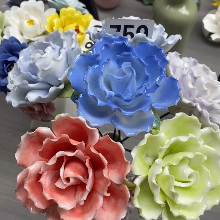 陶瓷陶瓷材料加工4朵