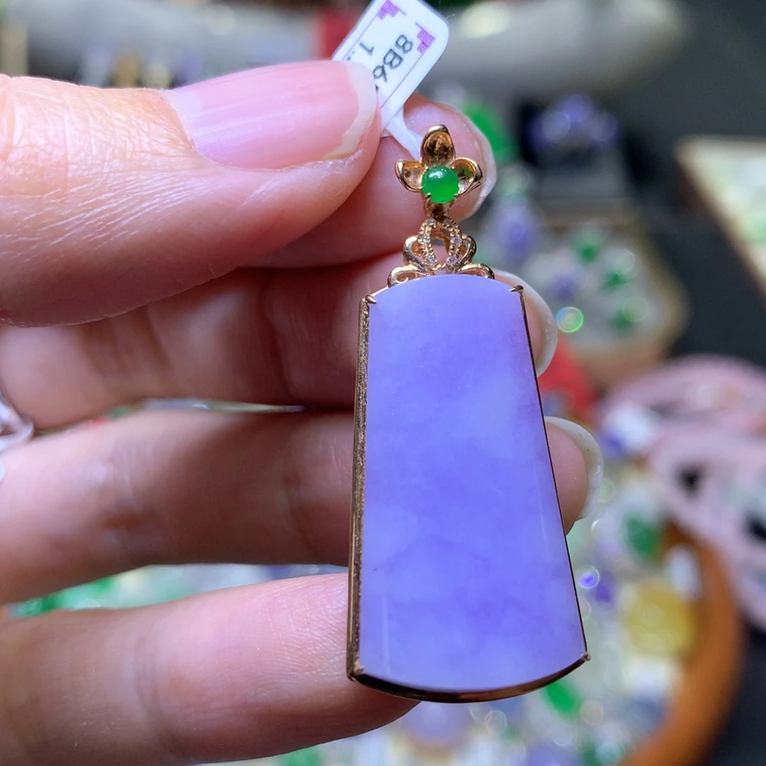 【闪购商品】翡翠颈饰未镶嵌翡翠吊坠项链