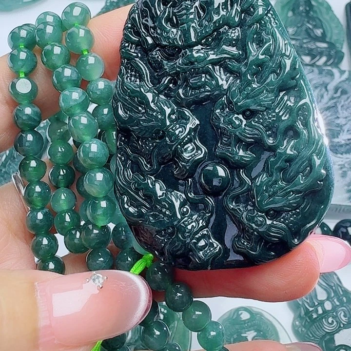 翡翠未镶嵌颈饰888888888