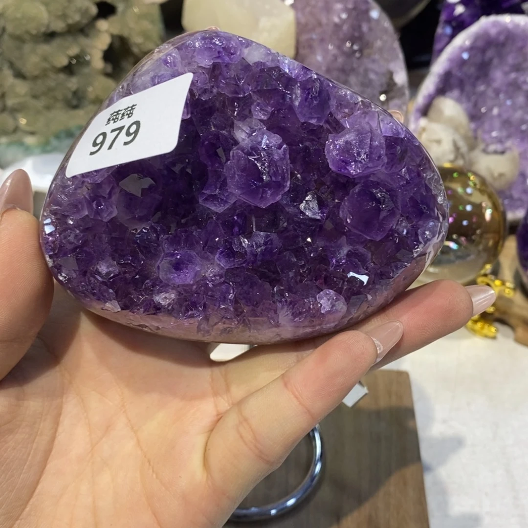 大型摆件（非配饰）紫晶未镶嵌平板